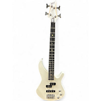 Used 2020s Mitchell MB100  White Electric Bass Guitar