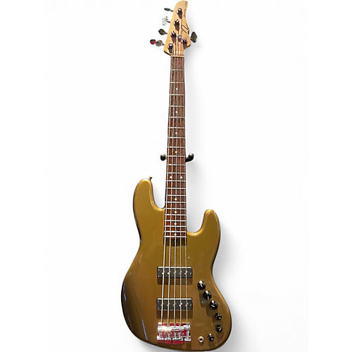 Used 2020s Norstrand Audio Nordy VJ5 Champainge Electric Bass Guitar Champainge