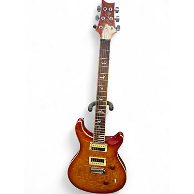 Used 2020s PRS SE Custom 24 Amber Solid Body Electric Guitar