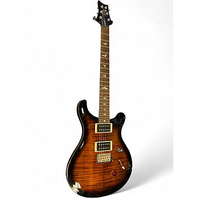 Used 2020s PRS SE Custom 24 Tobacco Burst Solid Body Electric Guitar