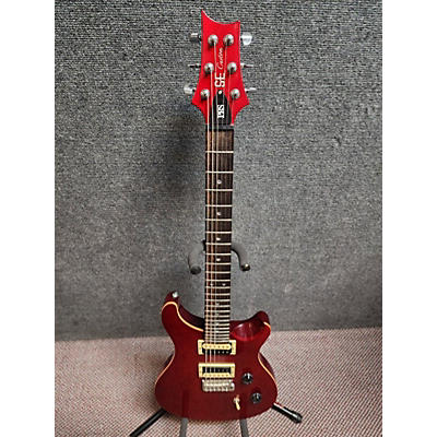 PRS Used 2020s PRS SE Custom 24 Trans Red Solid Body Electric Guitar