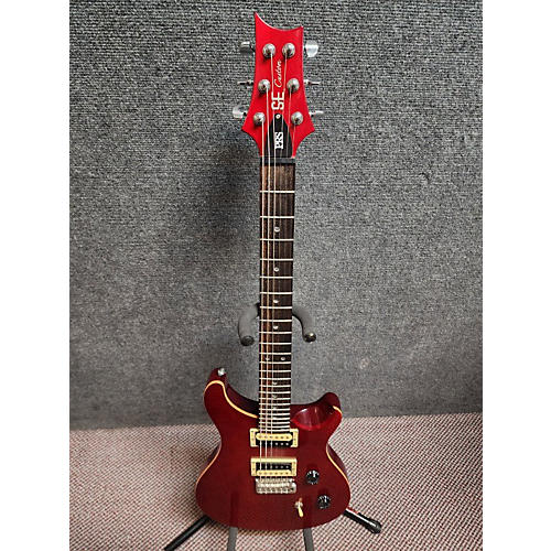 PRS Used 2020s PRS SE Custom 24 Trans Red Solid Body Electric Guitar Trans Red