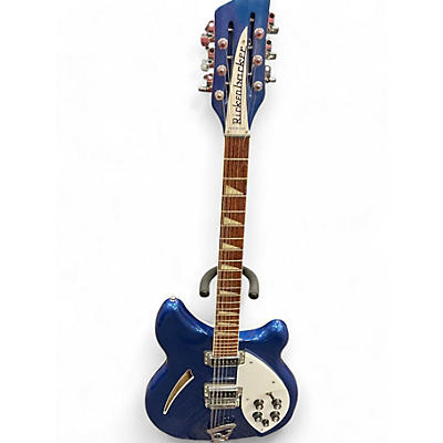 Rickenbacker Used 2020s Rickenbacker 360/12 Blue Hollow Body Electric Guitar