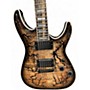 Used 2020s Schecter Guitar Research C-1 Electro-Resin Natural with Black Burst Solid Body Electric Guitar Natural with Black Burst