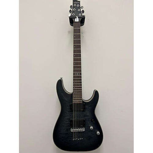 Schecter Guitar Research Used 2020s Schecter Guitar Research C-1 PLATINUM Trans Black Solid Body Electric Guitar Trans Black