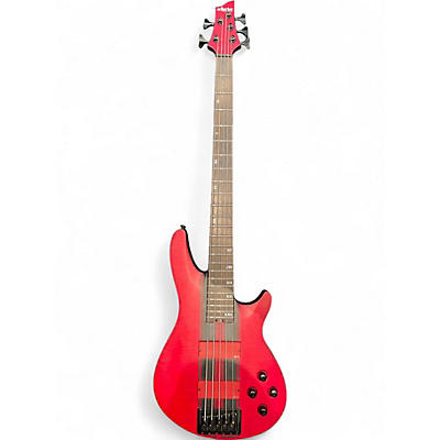 Used 2020s Schecter Guitar Research C-5 GT Wine Red Electric Bass Guitar