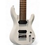 Used 2020s Schecter Guitar Research C8 DELUXE Alpine White Solid Body Electric Guitar Alpine White