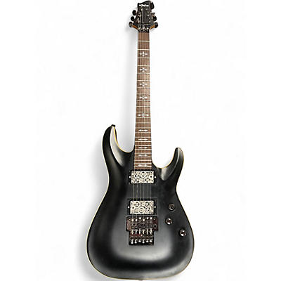 Used 2020s Schecter Guitar Research Demon 6 Black Solid Body Electric Guitar