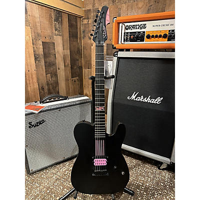 Schecter Guitar Research Used 2020s Schecter Guitar Research Machine Gun Kelly PT Satin Black Solid Body Electric Guitar