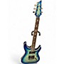 Used 2020s Schecter Guitar Research Omen Extreme 6 Ocean Blue Burst Solid Body Electric Guitar Ocean Blue Burst