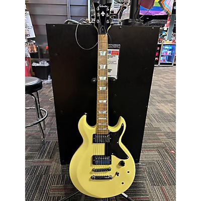 Schecter Guitar Research Used 2020s Schecter Guitar Research S1 Antique Ivory Solid Body Electric Guitar