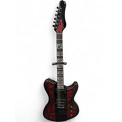 Used 2020s Schecter Guitar Research ULTRA Black Solid Body Electric Guitar