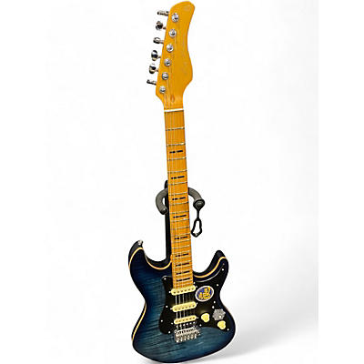 Used 2020s Sire Larry Carlton S7 FM New Gen Transparent Blue Satin Solid Body Electric Guitar