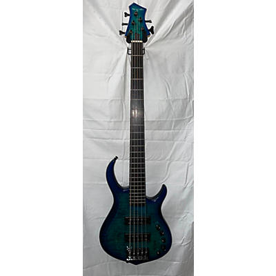 Sire Used 2020s Sire Marcus Miller M7 Swamp Ash 5 String Transparent Blue Electric Bass Guitar