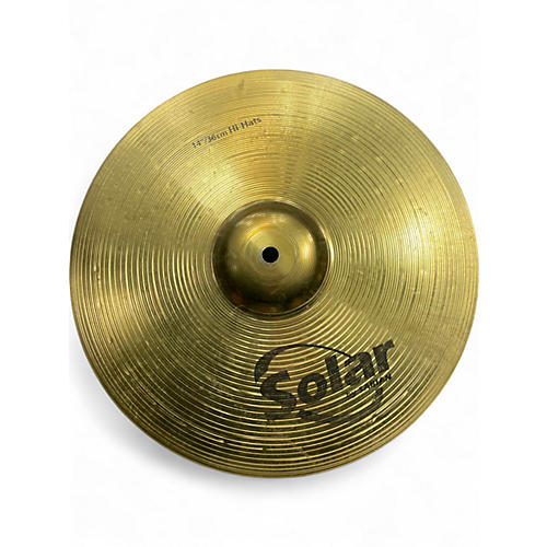 Used 2020s Solar by Sabian 14in 14 inch hihats Cymbal 33