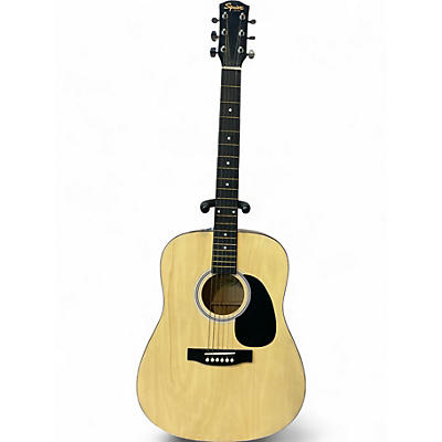 Used 2020s Squier 093-0300-021 Natural Acoustic Guitar