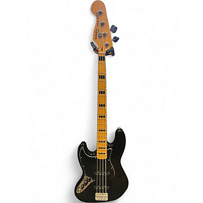 Used 2020s Squier BASS ZH Black Electric Bass Guitar