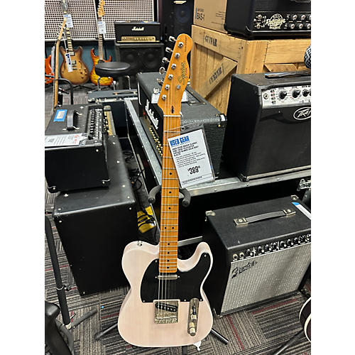 Squier Used 2020s Squier Classic Vibe 1950S Telecaster Vintage Blonde Solid Body Electric Guitar Vintage Blonde