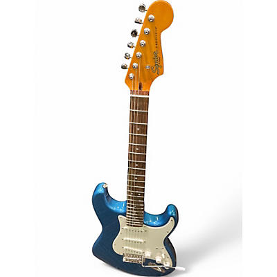 Used 2020s Squier Classic Vibe 1960S Stratocaster Blue Solid Body Electric Guitar