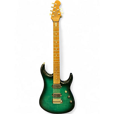 Used 2020s Sterling by Music Man JP150 Emerald Green Solid Body Electric Guitar