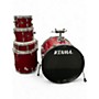 Used 2020s TAMA 5 Piece Imperialstar Metallic Red Drum Kit Metallic Red