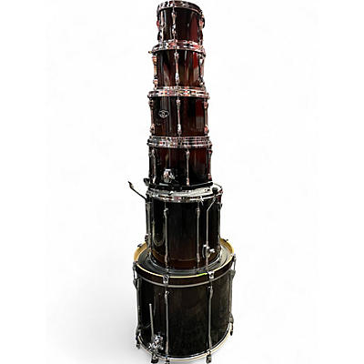 Used 2020s TAMA 6 Piece Superstar dark  Drum Kit