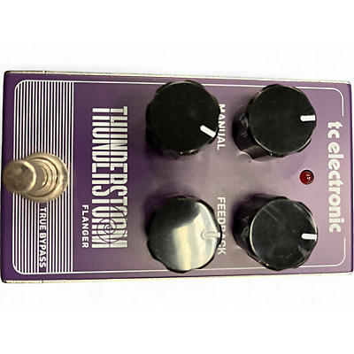 Used 2020s TC Electronic Thunderstorm Flanger Effect Pedal