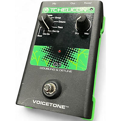 Used 2020s TC Helicon voicetone doubling & detune Effect Pedal