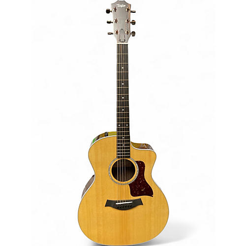 Used 2020s Taylor 214CE DLX NATURAL Acoustic Electric Guitar NATURAL