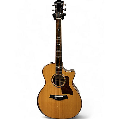 Taylor Used 2020s Taylor 814CE DLX Natural Acoustic Electric Guitar