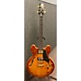 Used Vantage Used 2020s Vantage 635 TG Trans Amber Hollow Body Electric Guitar Trans Amber