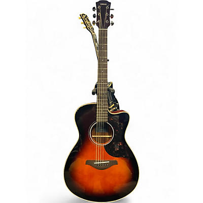 Used 2020s Yamaha AC1M 2 Tone Sunburst Acoustic Electric Guitar