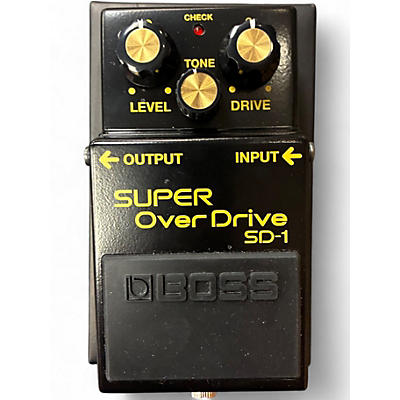 Used 2021 BOSS SD1 4A 40TH ANNIVERSARY Effect Pedal