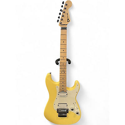 Used 2021 Charvel Pro-Mod So-Cal Style 1 HH FR Vintage White Solid Body Electric Guitar