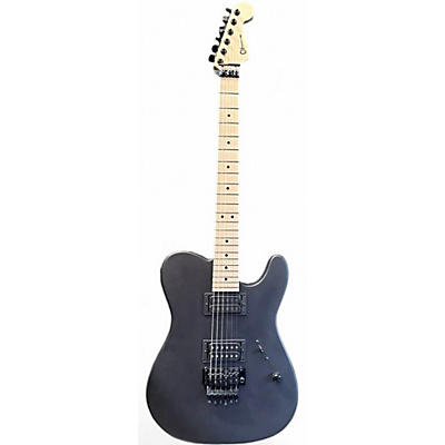 Used 2021 Charvel SAN DIMAS TELE HH FLOYD Satin Black Solid Body Electric Guitar