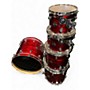 Used 2021 DW 5 Piece Performance Series Antique Ruby Oyster Drum Kit Antique Ruby Oyster