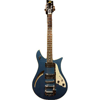 Used 2021 Duesenberg Double Cat CATALINA BLUE Hollow Body Electric Guitar