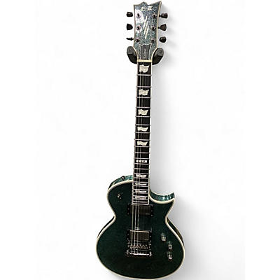 Used 2021 ESP E-II Eclipse Silver Sparkle Solid Body Electric Guitar