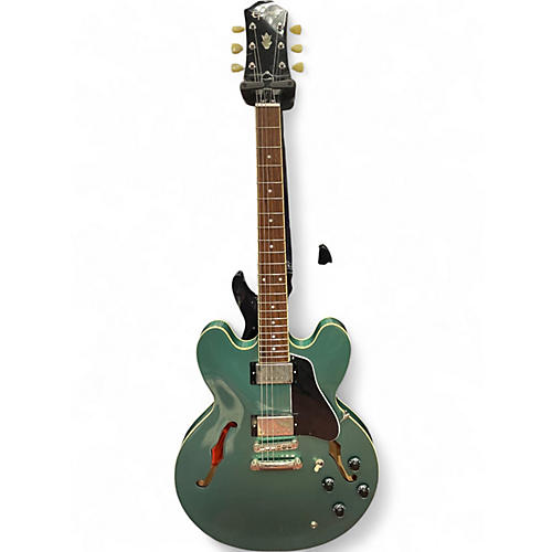 Used 2021 Ephiphone  335 IG Inverness Green Hollow Body Electric Guitar Inverness Green