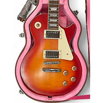 Epiphone Used 2021 Epiphone 1959 Reissue Les Paul Standard Cherry Sunburst Solid Body Electric Guitar