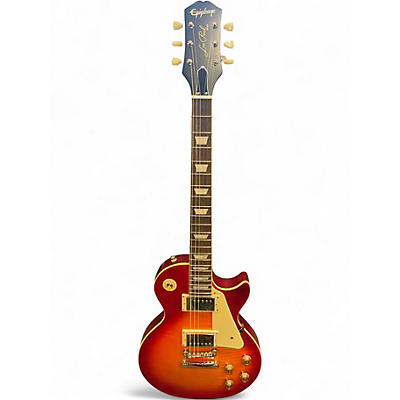 Used 2021 Epiphone 1959 Reissue Les Paul Standard Cherry Sunburst Solid Body Electric Guitar