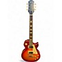 Used 2021 Epiphone 1959 Reissue Les Paul Standard Cherry Sunburst Solid Body Electric Guitar Cherry Sunburst