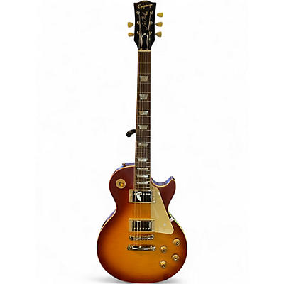 Used 2021 Epiphone 1960 Les Paul Standard Reissue Washed Cherry Sunburst Solid Body Electric Guitar
