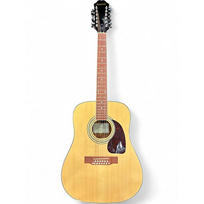 Used 2021 Epiphone DR212 Natural 12 String Acoustic Guitar