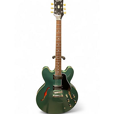 Used 2021 Epiphone ES335 Inverness Green Hollow Body Electric Guitar