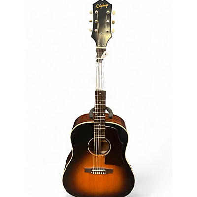 Used 2021 Epiphone J-45 Tobacco Sunburst Acoustic Guitar