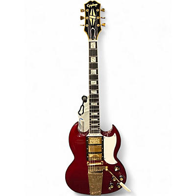 Used 2021 Epiphone JOE BONAMASSA 63 SG CUSTOM Wine Red Solid Body Electric Guitar