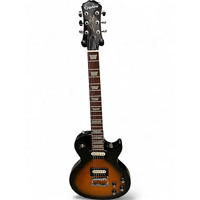 Used 2021 Epiphone Les Paul 100 Bolt On Sunburst Solid Body Electric Guitar