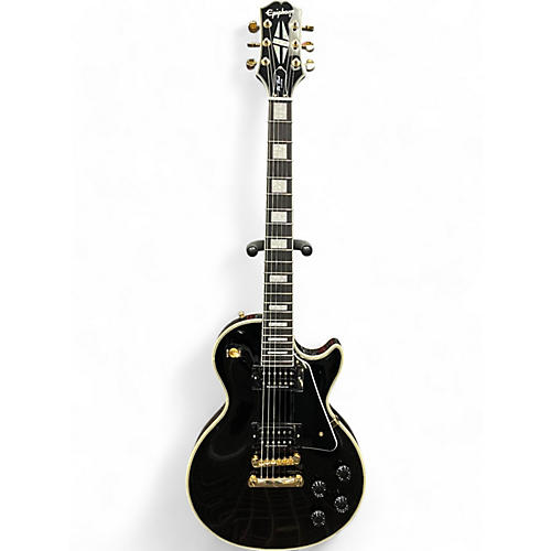 Epiphone Used 2021 Epiphone Les Paul Custom Black Solid Body Electric Guitar Black