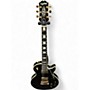 Used 2021 Epiphone Les Paul Custom Black Solid Body Electric Guitar Black